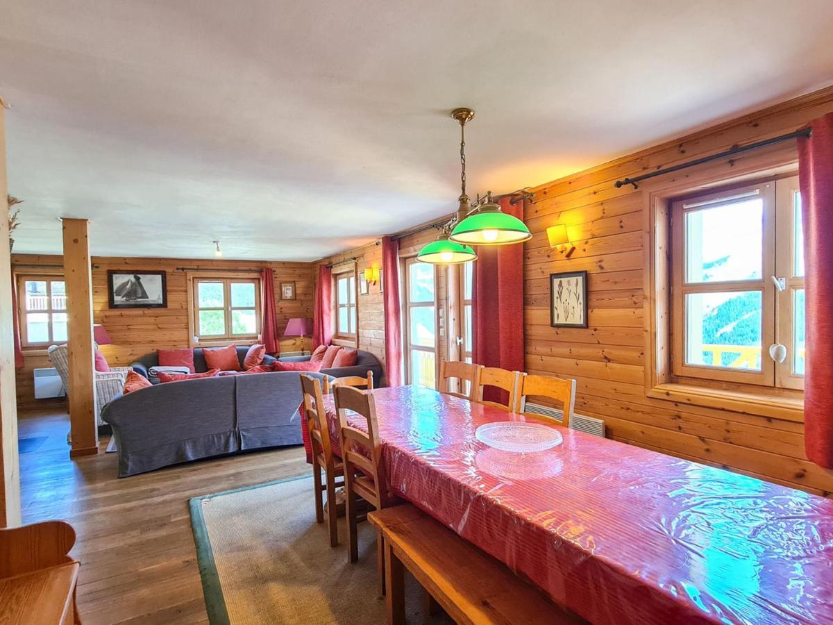 Chalet Spacieux A Flaine Avec Sauna, Cheminee Et Balcon - 6 Chambres, Proche Des Pistes - Fr-1-425-4 外观 照片